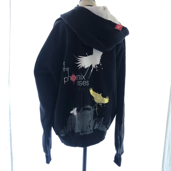 NEW Black Splatter Hoodie - Picture 5 of 11